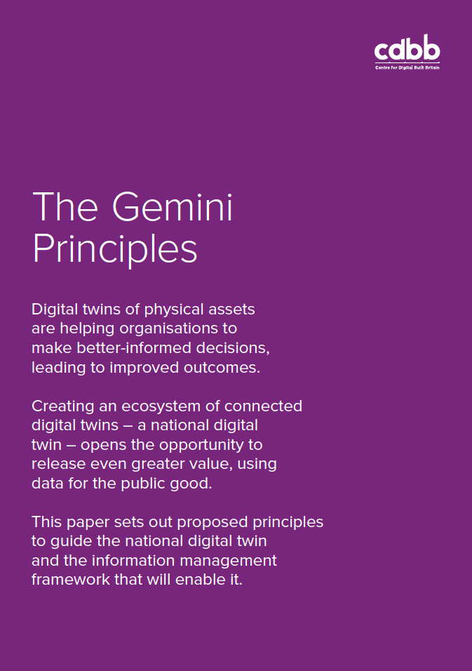 Press Release: Principles to guide the development of the National Digital Twin released